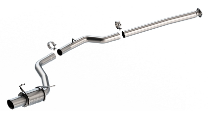 2022-2025 Subaru WRX Cat-Back Exhaust System ATAK Borla Part # 140931