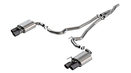2024-2026 Ford Mustang EcoBoost Cat-Back Exhaust System S-Type Borla Part # 140980CFBA