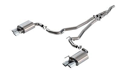 2024-2026 Ford Mustang EcoBoost Cat-Back Exhaust System S-Type Borla Part # 140980