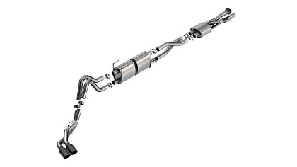 2017-2026 F-250/ F-350 Super Duty Cat-Back&trade; Exhaust System S-Type  Borla Part # 141016BC