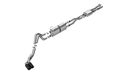 2017-2026 F-250/ F-350 Super Duty Cat-Back&trade; Exhaust System S-Type  Borla Part # 141016BRCB