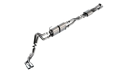 2017-2026 F-250/ F-350 Super Duty Cat-Back&trade; Exhaust System S-Type  Borla Part # 141016