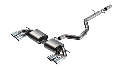 2022-2025 Volkswagen Golf R Cat-Back Exhaust System S-Type Borla Part # 141029